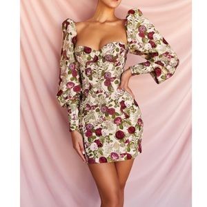 Jacquard Embroidered Dress